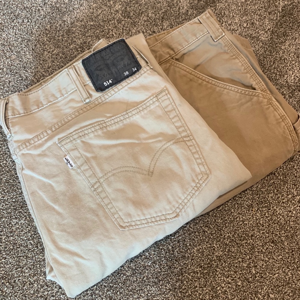 Carhart Levi men’s work pants bundle